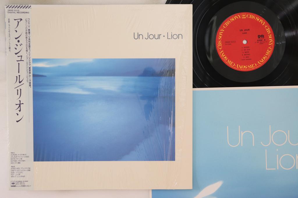 LP Record LION - Un Jour 28AH2212 CBS SONY 1987 Japan Obi New Age & Easy Listening Used
