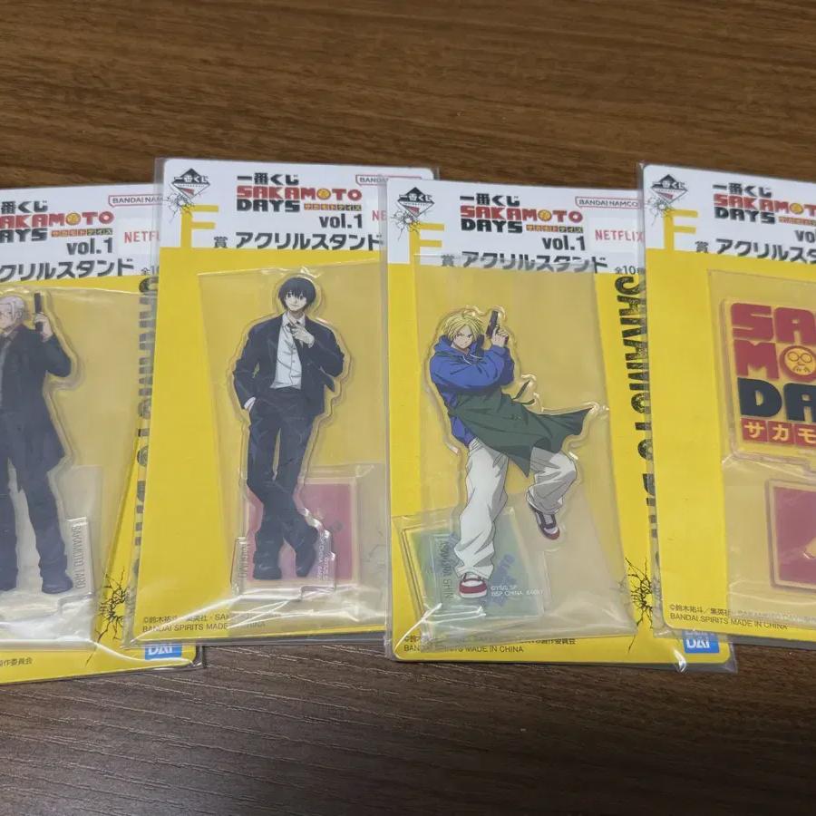 

Sakamoto Days Ichibankuji First Lottery F Prize Acrylic Stand Batch