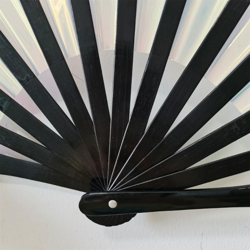 Vintage Kinesisk Vikbar Fläkt PVC Taichi Kung-Fu Handfläktar Bröllopsfest Dekoration Kvinnor Flicka Framträdanden Dansfläkt Gåva