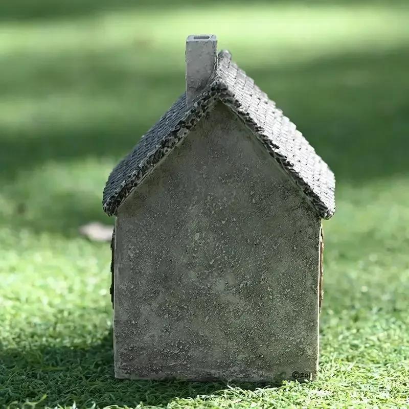 European Creativity Fairy Tale World Dwarf Garden Landscaping House Resin Crafts Restaurant Home Decoration Accessories