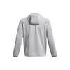 Under Armour Loose-Fit Hooded Zip-Up Long Sleeve Jacket Men Outerwear Grey 1378824-011