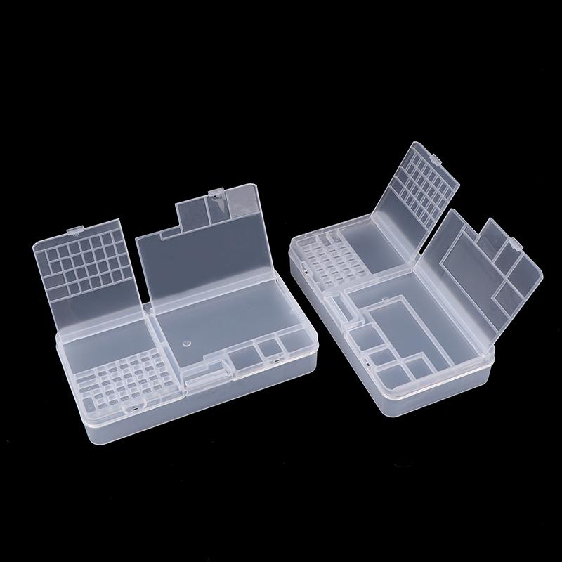 Caja de Almacenamiento de Plástico Multifunción para Reparación de Teléfonos Móviles Para Placa Base de Teléfono, Piezas IC, Herramientas de Reparación, Contenedor Coleccionista