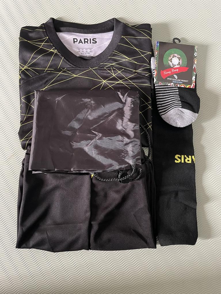 Soccer Uniform 22-23 PSG Paris Saint-Germain AWAY Limited Mbappé Children Adult Uniform Number 7 Practice Wear Breathable Quick Dry Present Junior