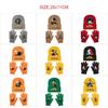 My Hero Academia Printed Knitted Hat Glove 2pcs Sets Anime Plush Warm Cold-proof