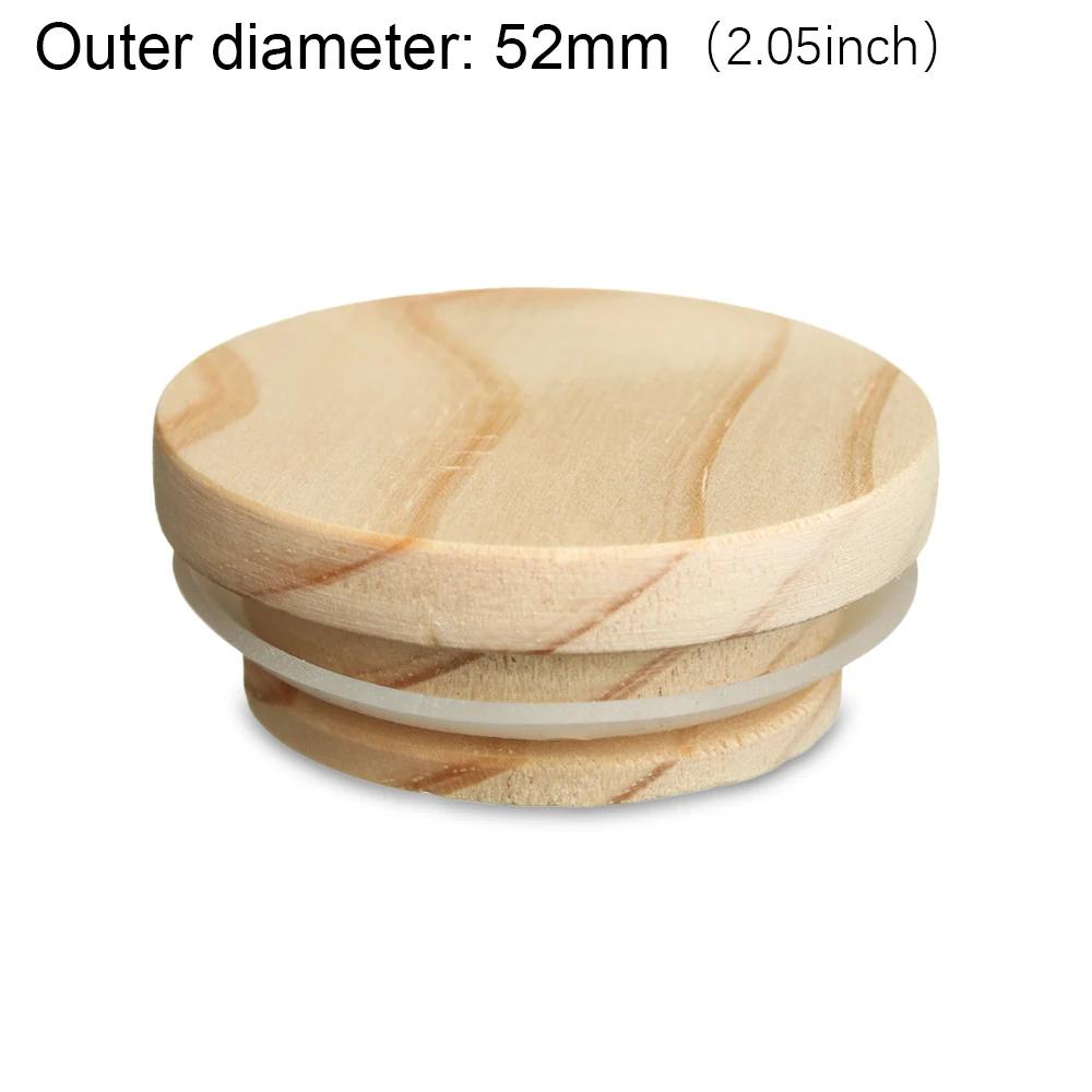 

Wood Mason Jar Lid Reusable Canning Caps Various Sizes Bottle Sealing Caps Wide Mouth Cover Wood Lids Kitchen Organization