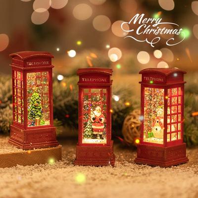 Crystal Ball Music Box with Christmas Tree Lights - Snow Life Ornament & New Year Gift