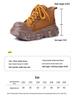 Women's Genuine Leather Thick-Soled Martin Boots - British Style Retro Brown Cowhide Short Boots for Autumn/Winter 2025