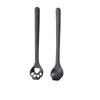 2Pcs Cat Paw Shaped Stainless Steel Spoons Coffee Stirring Teaspoons for Mixing Drinks Sugar Cake Dessert Ice Cream
