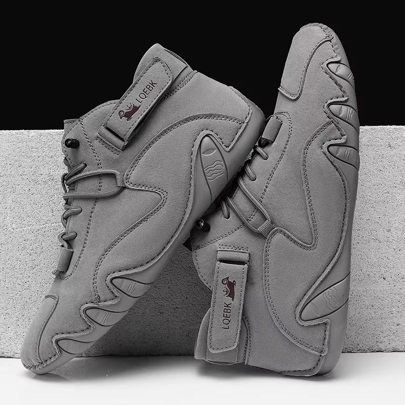 Men's Walking Shoes High Quality Design Soft Comfortable Stitching Flat Shoes for Street Fashion Versatile Walking Travel Shoes