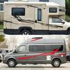 6Pcs Motorhome Stripes Vinyl Stickers For Camper Van Horsebox Caravan RV Auto Tuning Accessories Graphics Car Decoration Decals