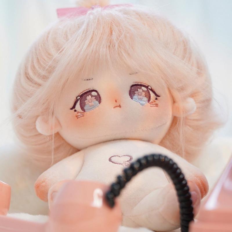 20cm Cute Idol Plush Cotton Star Dolls, Diy Kawaii Stuffed Baby Plushies Dolls Toys , Fans Collection, Children Girl Gifts