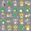 50 Little Dinosaur Graffiti Stickers Cartoon Cute Creative Guka Decorative Water Cup Mobile Laptop Stickers