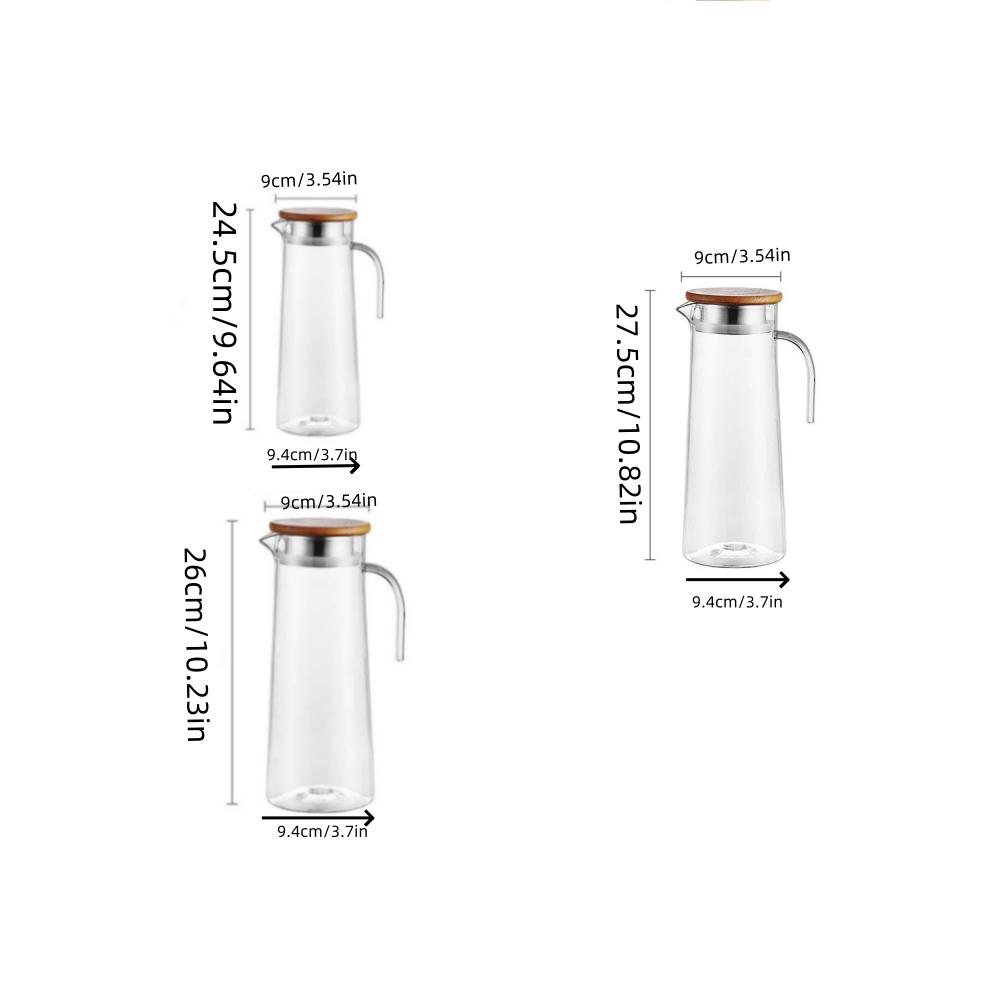 1pc Tea colored cold water kettle, juice making kettle, plastic cooling water kettle, large capacity for household use