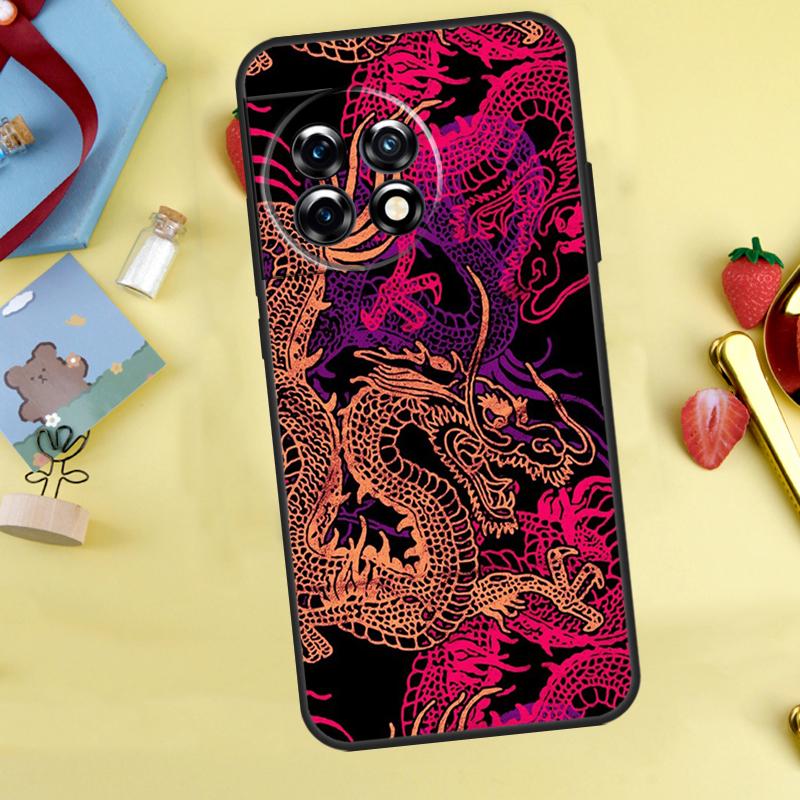 DRAGON TATTOO JAPANESE Case For OnePlus 13R 12R 13T 15 13 12 11 10 9 10R 10T 8T Nord 5 CE 4 2 3 Lite N20 N30 Cover