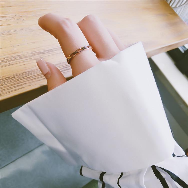 Koreanisch-Japanischer Geometrischer Titanstahlring – Modernes Retro-Design für den Zeigefinger