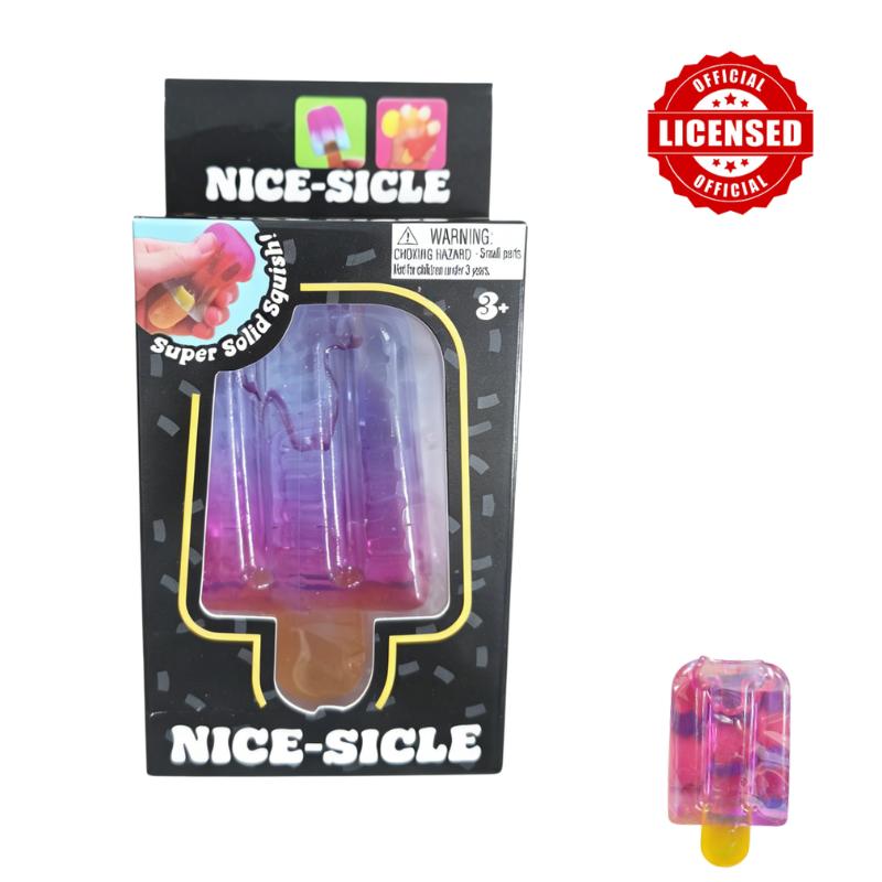 Schylling Needoh Nice Cube & Ice Cream Cone Shaped Soft Squeeze Fidget Toy Surprise Stress Relief Party Decor Gift