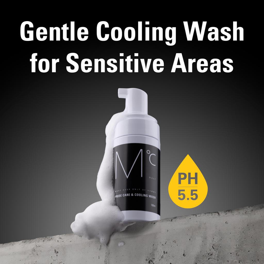 MdoC Men's Cool Wash Gentle and Refreshing Milky Type Soothes and Conditions Sensitive Areas MdoC PRIDE CARE & COOLING WASH 100ml