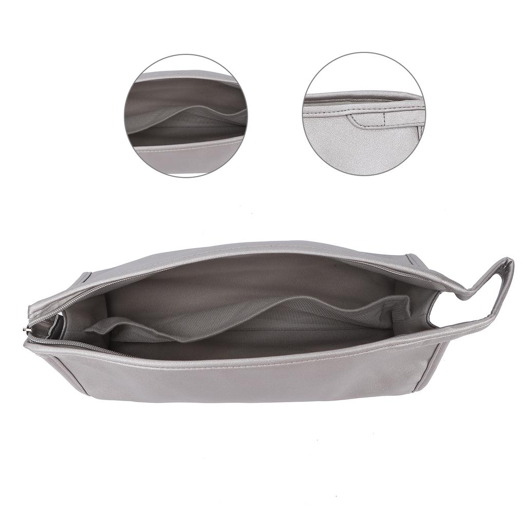 Hair Dryer Storage Bag PU Leather Waterproof Dustproof Carry Bag with  ing Hook
