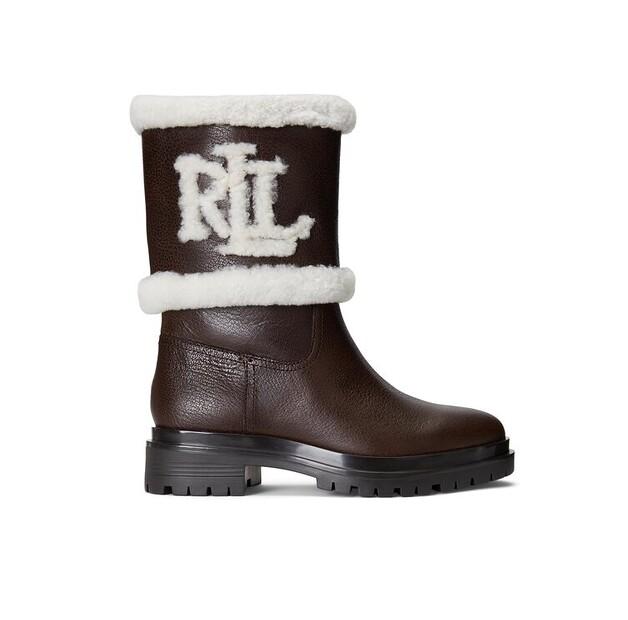 Ботильоны Lauren Ralph Lauren Carter 802915439002 коричневые