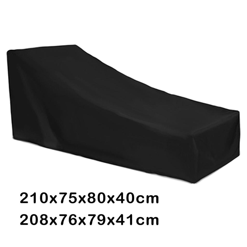 Foldable Cover Waterproof Outdoor Garden Lounger Deck Chair Protector