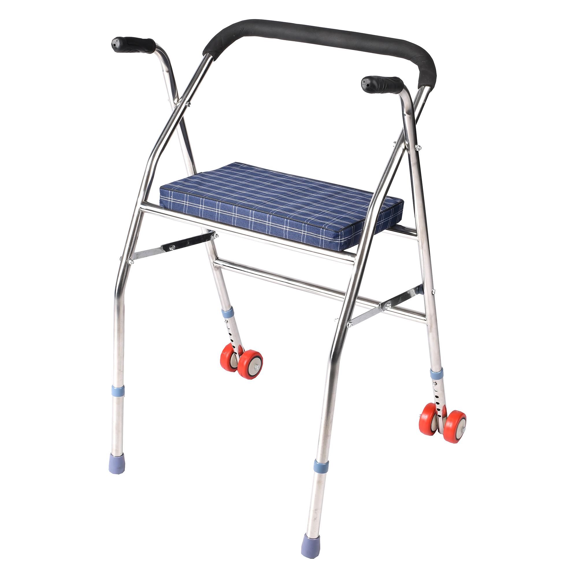 

Ходунки складні на колесах Supretto із сидінням (7997)