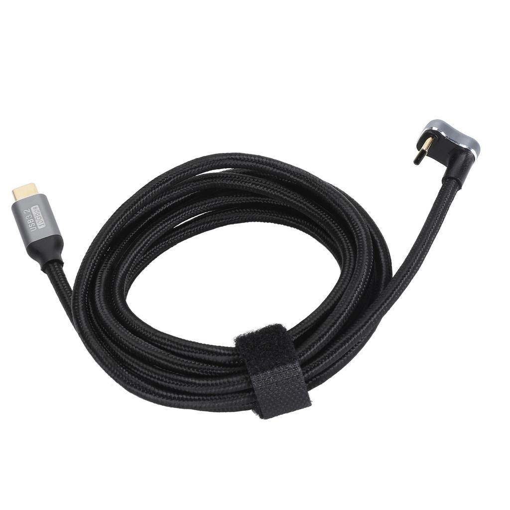 U Shaped Data Cable Type C Male to Male Data Cable USB3.2 Gen2 10Gbps 20V 5A PD100W Fast Charging 4K 60Hz Screen
