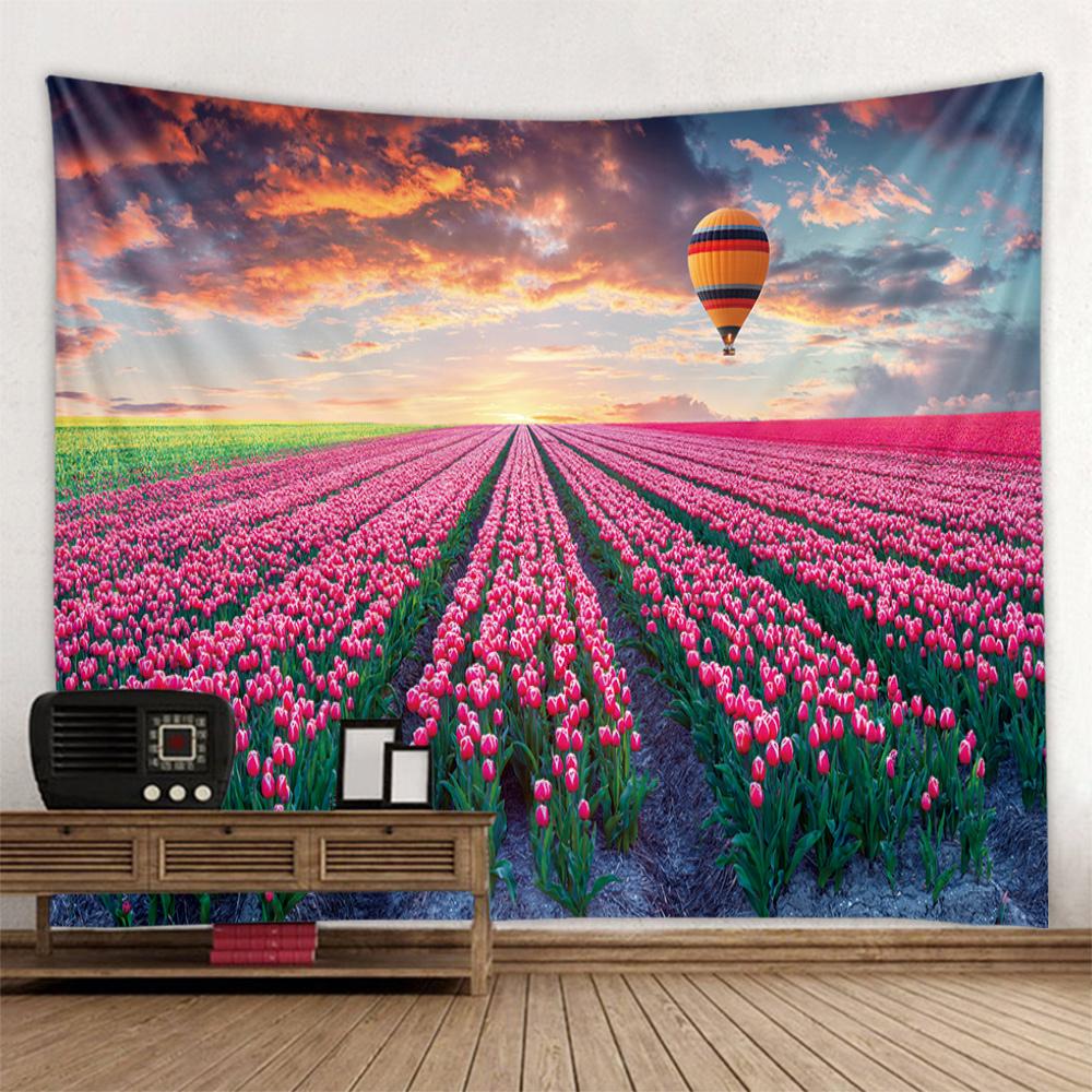 Natural Landscape Tapestry Soft Fabric Wall Hanging Multiple Patterns & Sizes Aesthetic Home Decor for Home And Dormitory