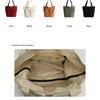 Large Capacity Multi Pocket Shoulder Bags Women Fashi Canvas Handle Bag Casual Comfortable and Versatile Texture Storage Bag