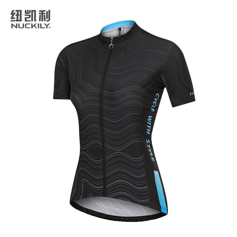 New cycling clothes for women's summer cycling, thin breathable cycling equipment, short-sleeved slim-fit tops, one piece will be sent on behalf of