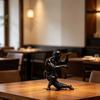 3D-gedruckte Kung-Fu-Figur Kung-Fu-Meister-Statue mit exquisiter Textur Stabile Basis