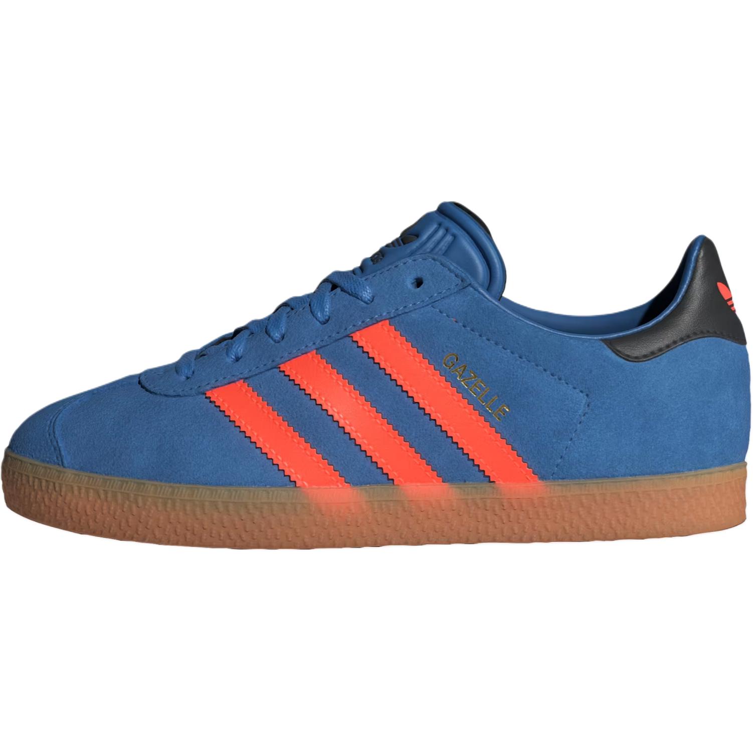 

Adidas Кроссовки Gazelle J Focus Blue Solar Orange для детей Core-Black JP7124 35½