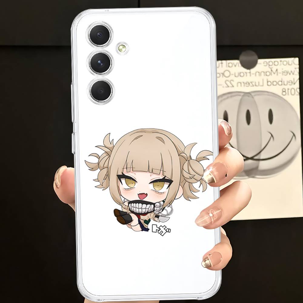 H-Himiko T-Toga HD Clear Transparent Phone Case For Samsung Galaxy A52,A12,A51,S24,S23,S22ULTRA,S21 Edge,S20LITE,Plus,U