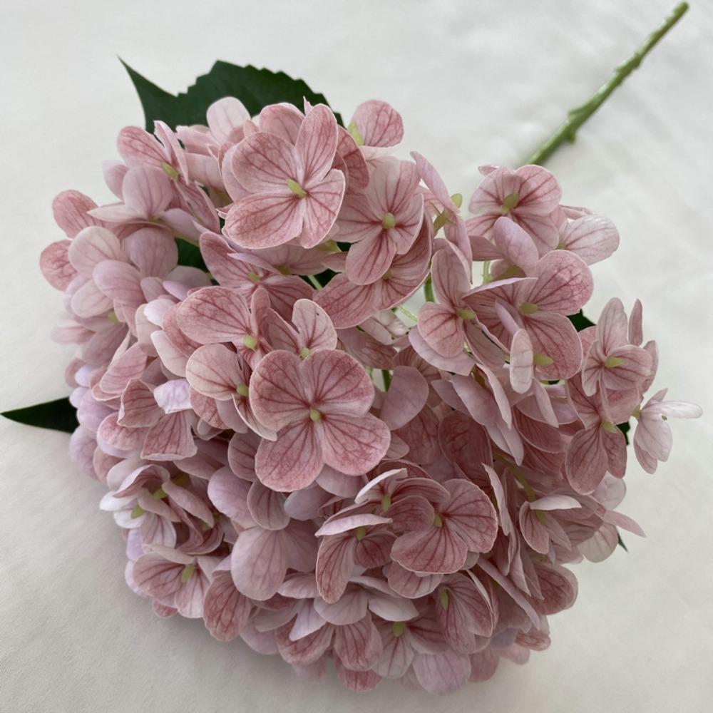 

Woolen Cloth Embroidered Ball Flower Hand Moisturizing Large Size Fake Flowers 176pcs Leaves 3D Design Floral Arrangements
