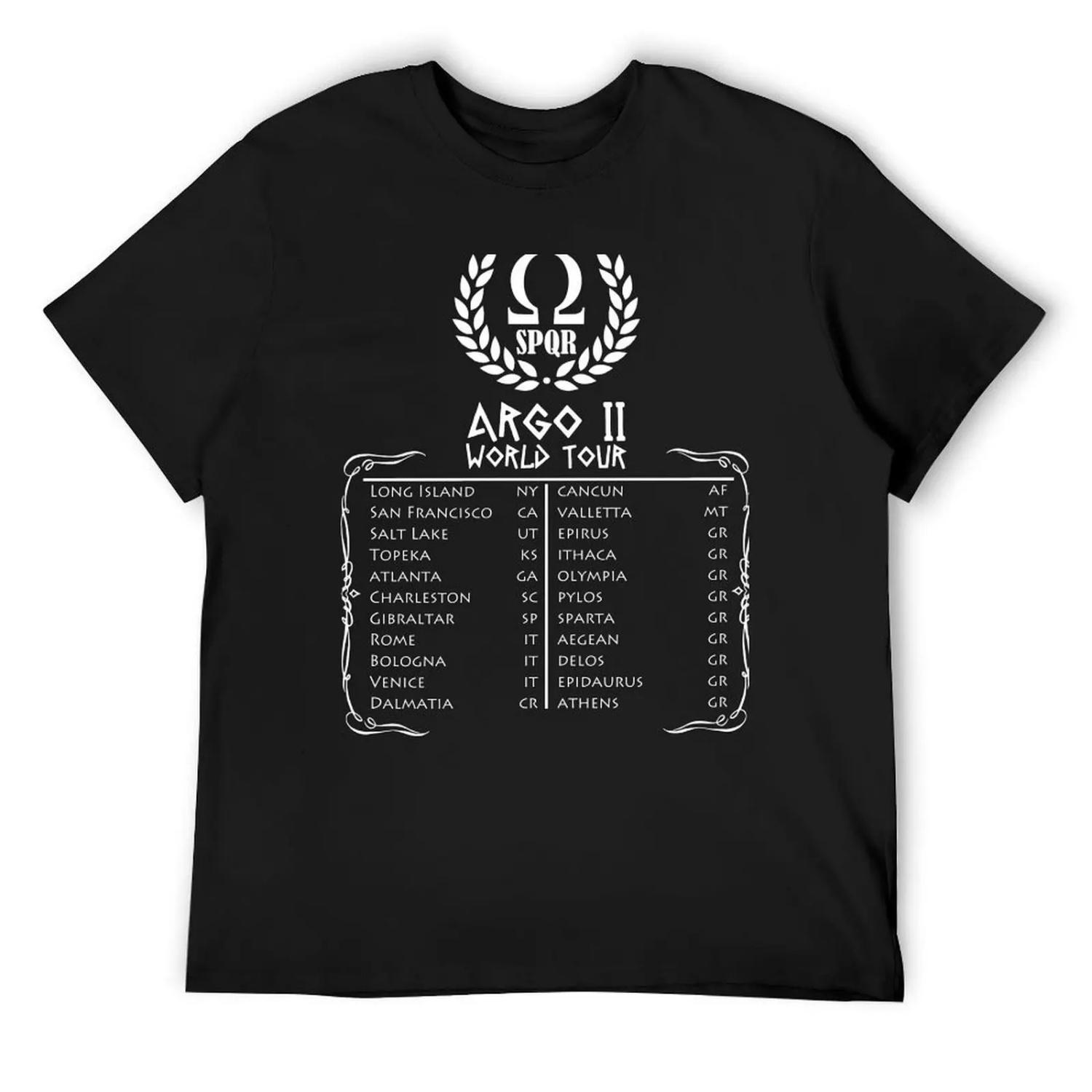 Футболка Argo II World Tour Эстетичная одежда эстетичные вещи оверсайз футболка с принтом мужская футболка S