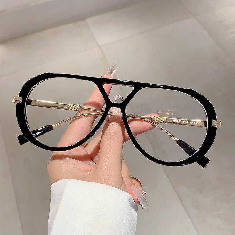 Nepolarizované Vintage Pilotné Slnečné Okuliare Módne Dvojitý Most Gradientné Viacfarebné Ležérne Okuliare Dámske Trendy Luxusný Dizajn Slnečné Okuliare