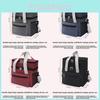 Practical Double Layer Insulated Lunch Bag With Oxford Material For Outdoor