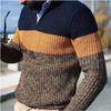 Men Casual Loose Long Sleeve Knitted Pullover Sweater Large Size Simple Winter Menswear