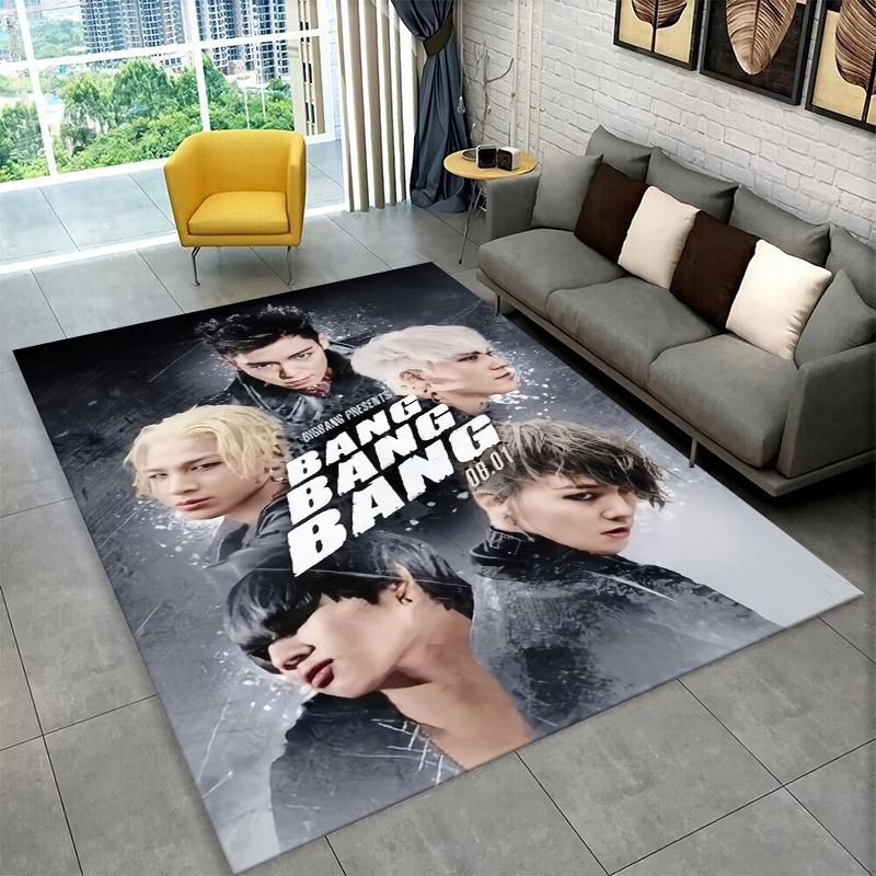 Kpop Bigbang G Dragon Music Star Carpet Rug for Playroom Bedroom Living Room Sofa Home Decor,kid Area Rug Non-slip Floor Mat