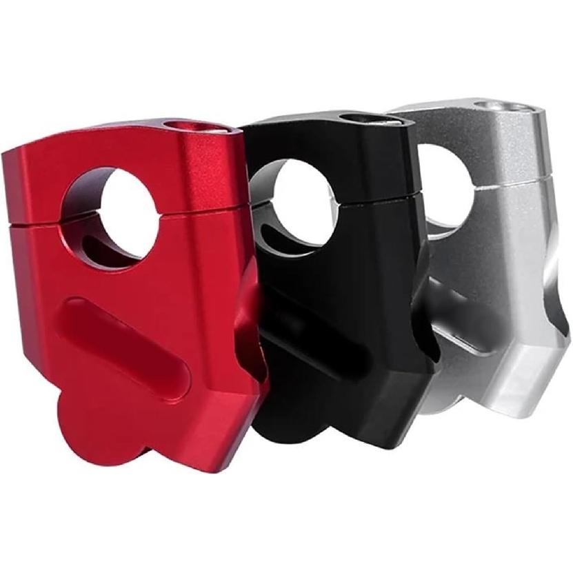 For Suzuki DL650 V-Strom 650 DL 650 VStrom 650 VStrom650 Motorcycle Handlebar Heightening Riser Bar Clamp Mount Fits(Color:22mm Black6)