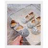 Girls' Crystal Shoes Summer New Cartoon Princess Shoes Small Leather Shoes Children's Baby Soft Sole Little Princess Flats