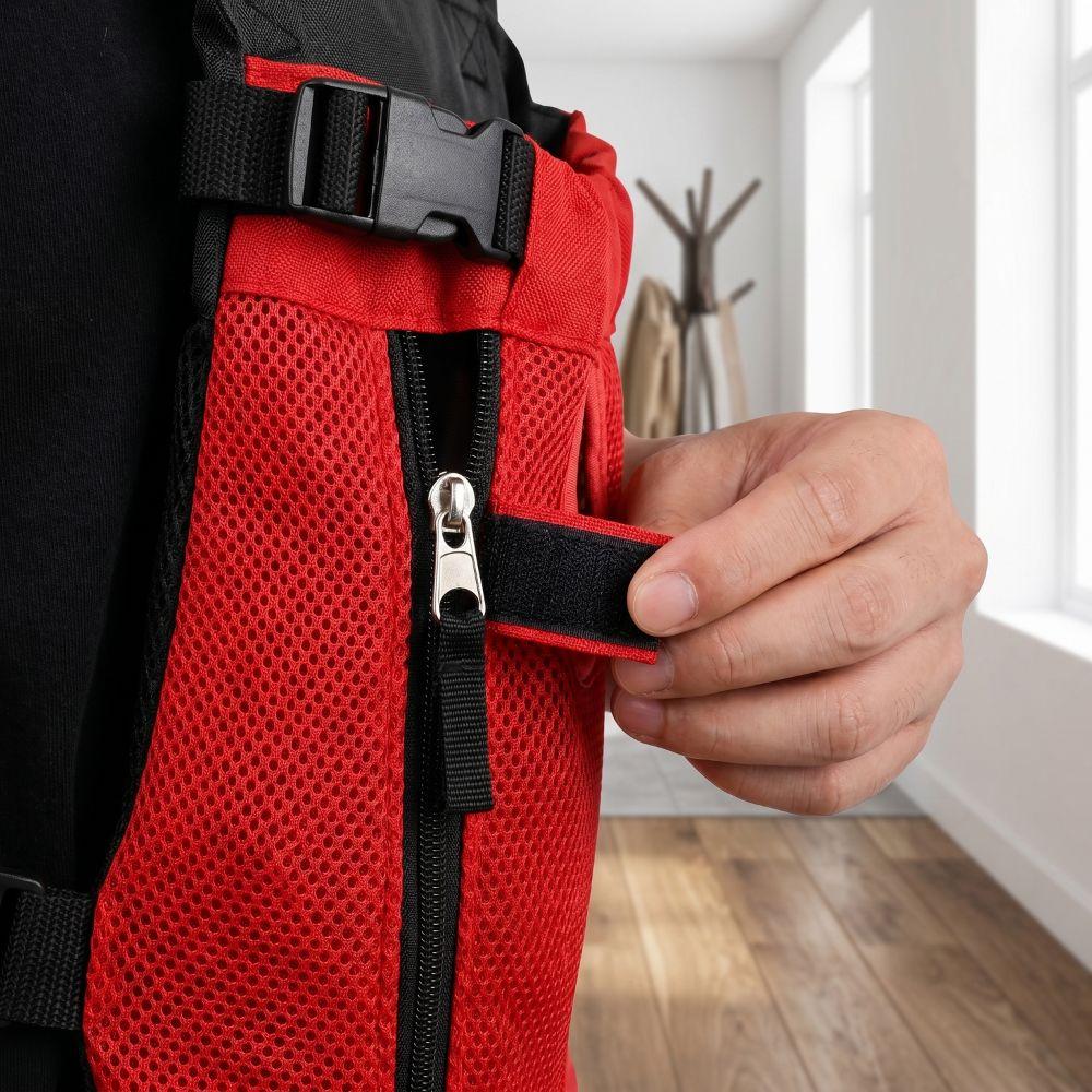 Adjustable Strap Dog Front Carrier Breathable Mesh Pet Carrier Backpack  Outdoor Travel