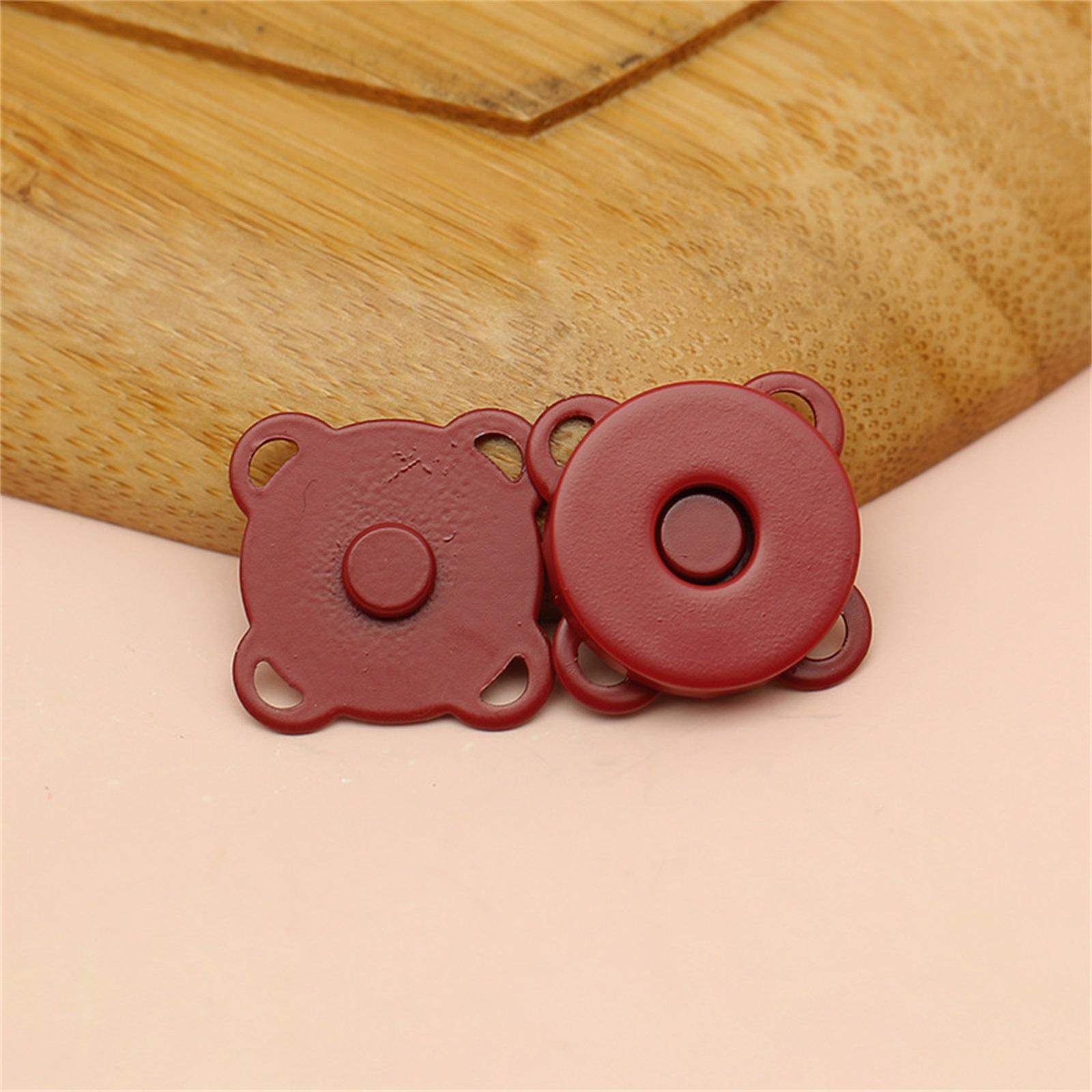 Magnetic Buckle Spray Painted Colored Magnet Stone Magnetic Buckleconcealed Buckle One Size