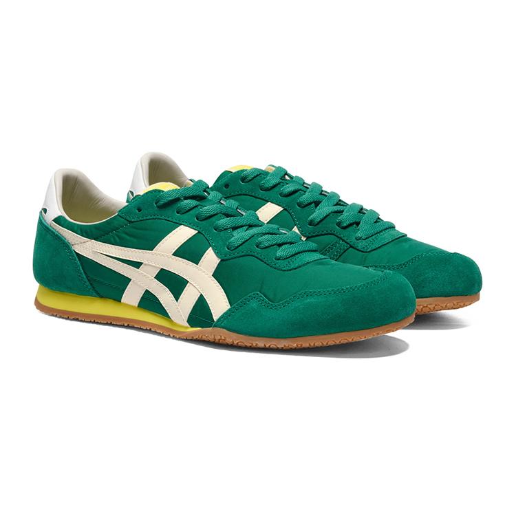 Onitsuka Tiger Serrano Retro Versatile Lifestyle Casual Shoes Unisex Sneakers Green 1183B400-307