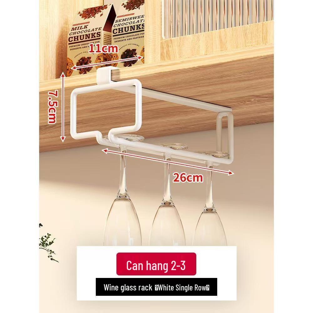 

Трендовая подвесная стойка для бокалов без сверления для домашних шкафов