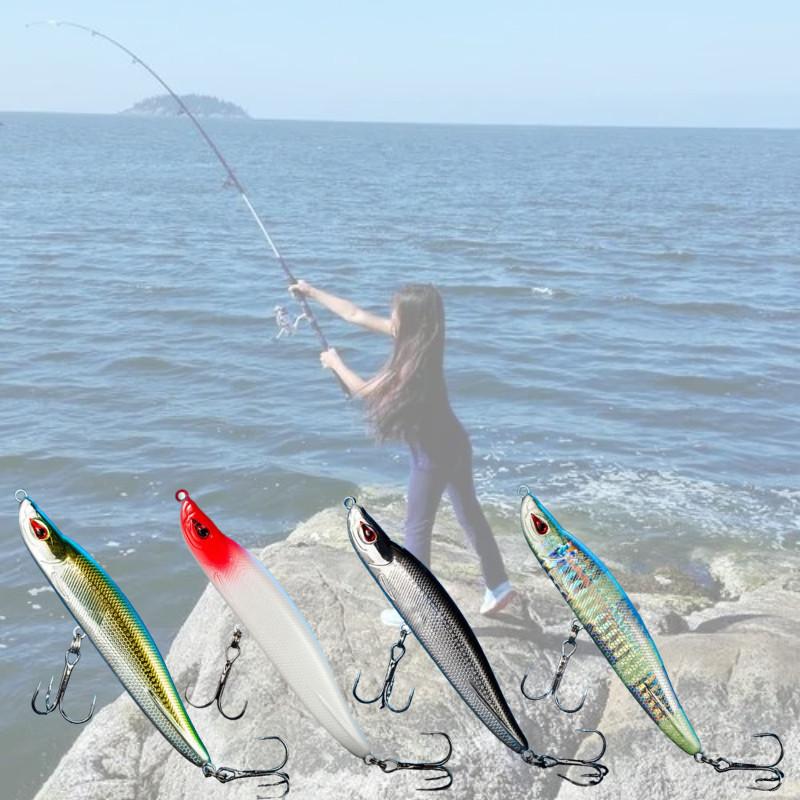 Lure Premium Quality  Artificial Bait Double Hook Design Essential For Fishing