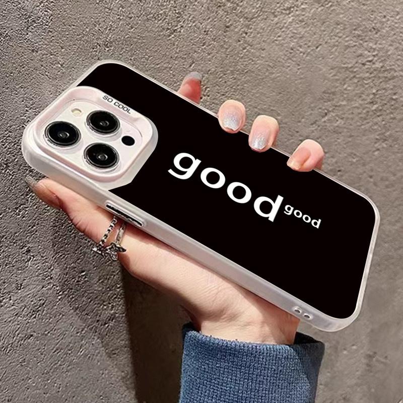 Simple Letters Plating Matte Phone Case for Samsung Galaxy A55 A35 A15 A14 A32 A52S A54 S24 Ultra S21 S23 S22 Plus FE Hard Cover