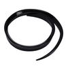 Universal Gloss Black Car Rear Trunk Spoiler Lip UV Proof Rubber Spoiler Wing 120cmx4cm/47.24inx1.57in