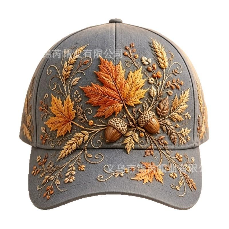 Fashion New 1D Digital Printing American Casual Thanksgiving Element Shade Baseball Cap Men's and Women's Outdoor Hat
