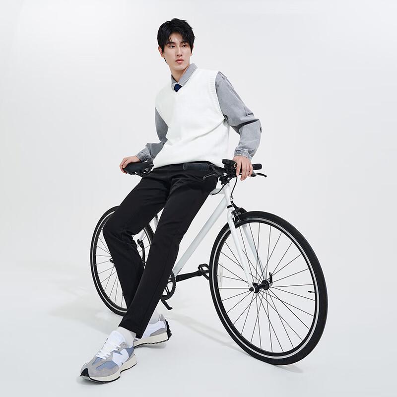 Jingdong Jingzao Men's Thickened Casual Suit Pants