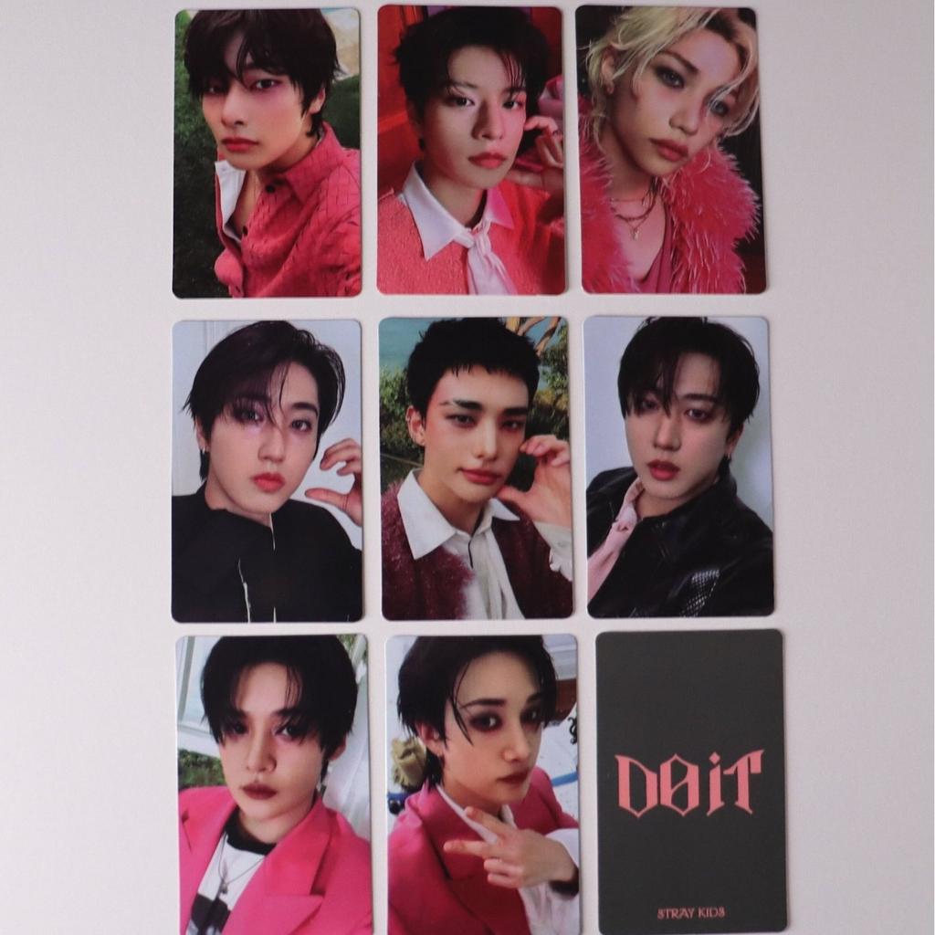 8Pcs New Stray Kids Doit Small Card Skzoo Huang Xuanchen Fang Can Han Flash Kart Classic Card Peripheral Lomo Card